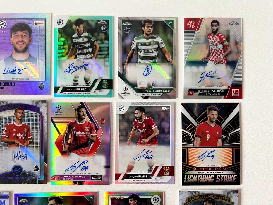 Cartas Topps Panini Auto