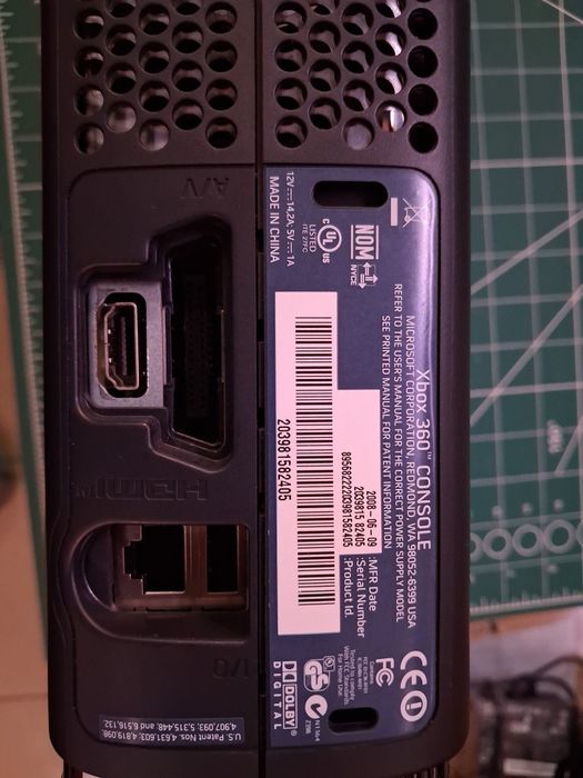 Xbox 360 Elite 120 GB – zasilacz oryginalny – bez pada –