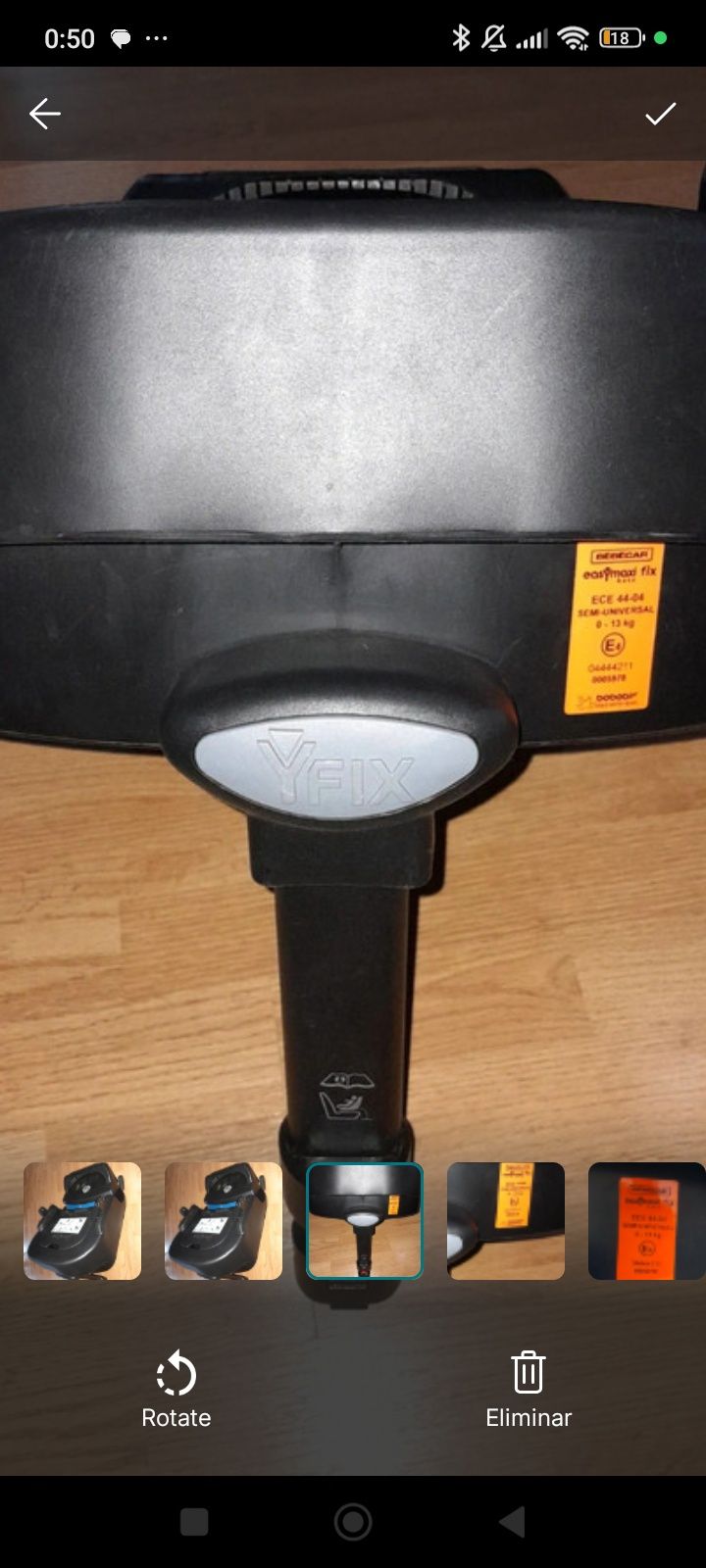 Isofix Easymaxi Fix Bébécar