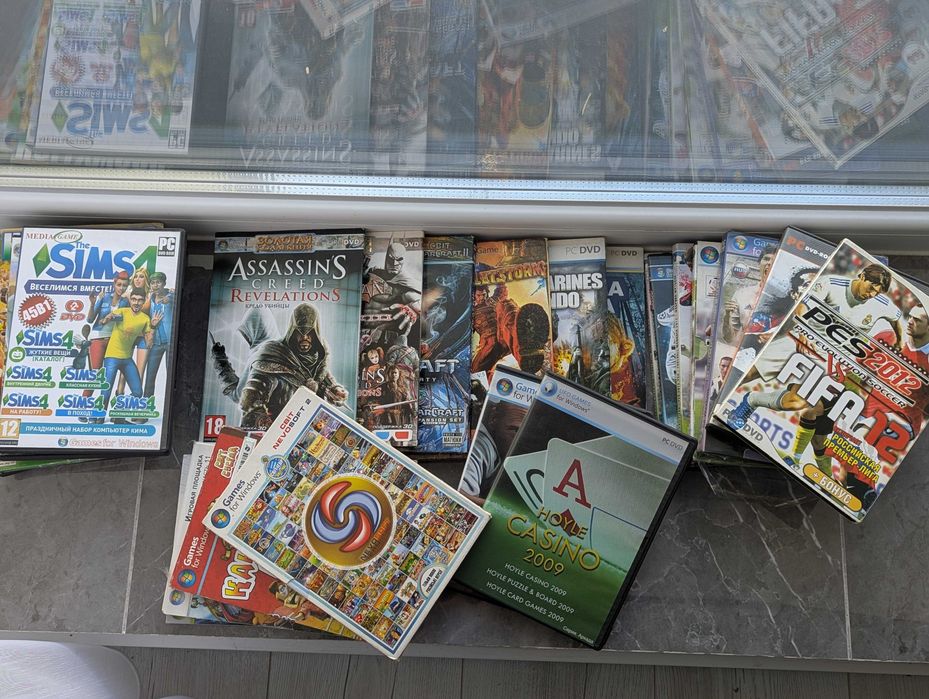 Ігровий DVD диск SIMS, FIFA08, 11, 12, PES2013