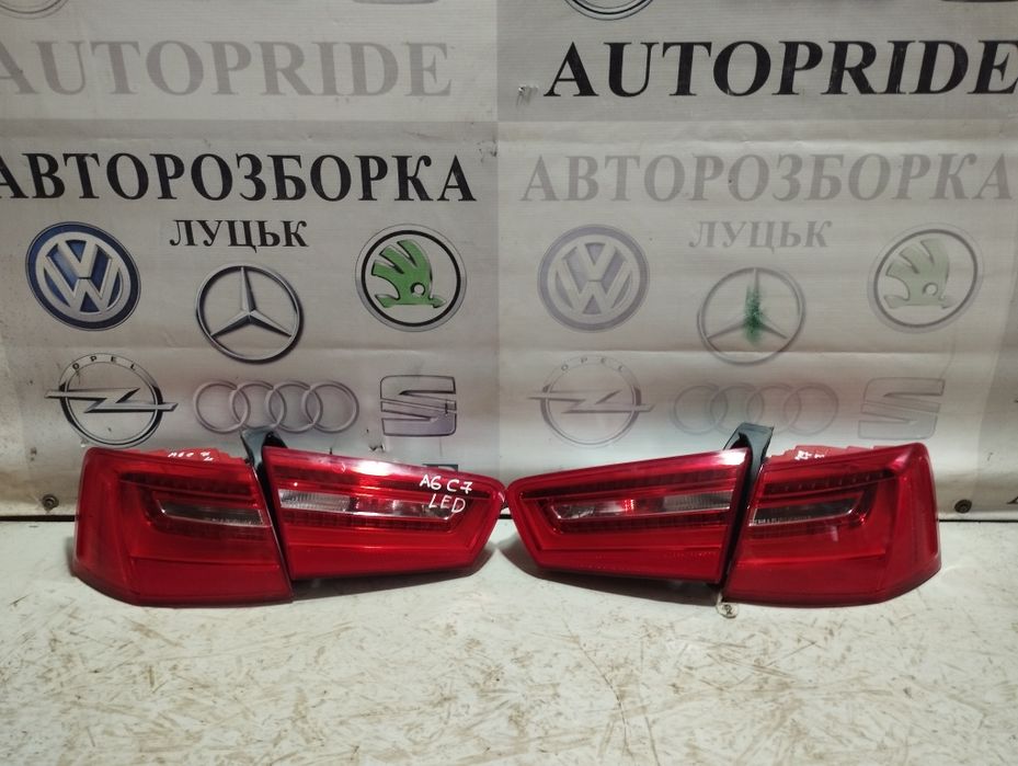 Стоп габарит фонарь ауді а6с7 седан Америка Audi A6 C7 USA