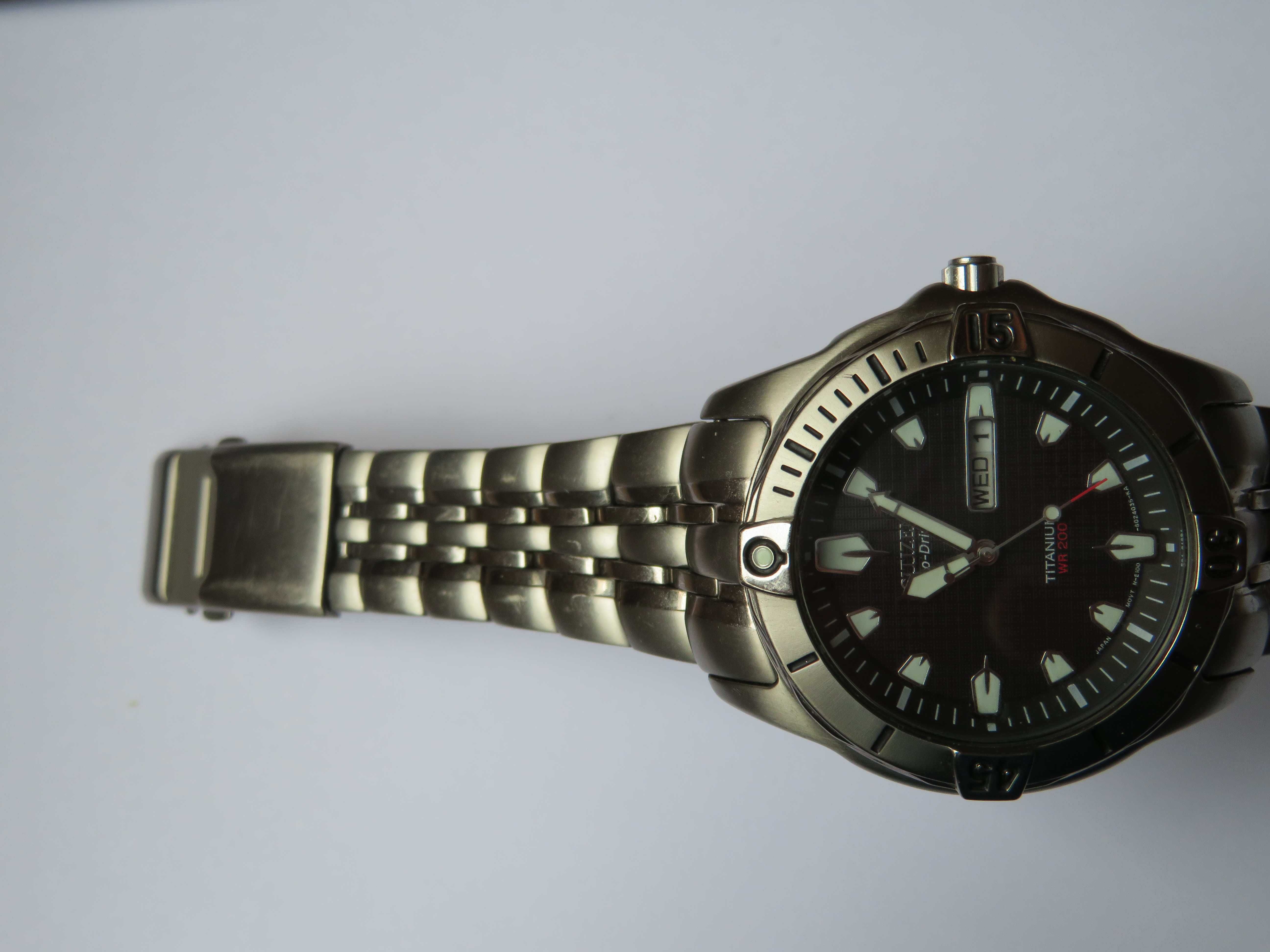 zegarek diver citizen tytanowy  solar eco-drive