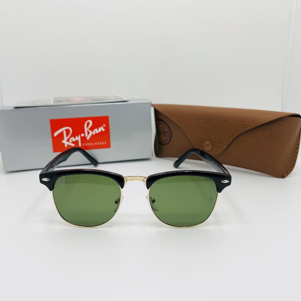 Солнцезащитные очки Ray Ban Clubmaster 3016 51мм стекло (mix)