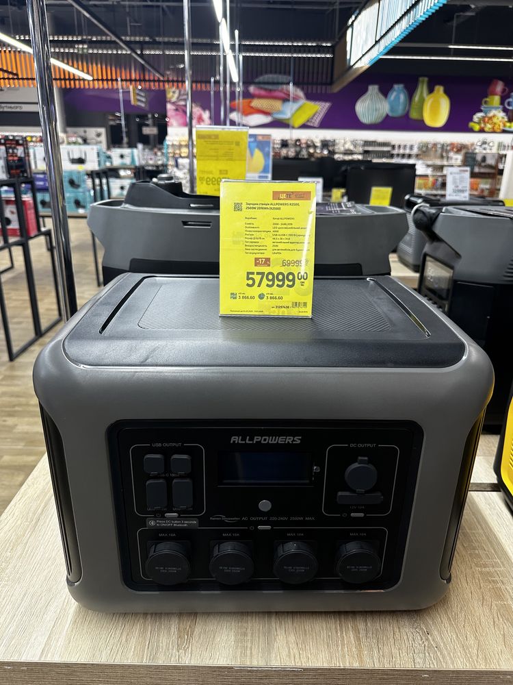 Зарядна станція Allpowers R2500 нова з Європи (2000wH 2500W)