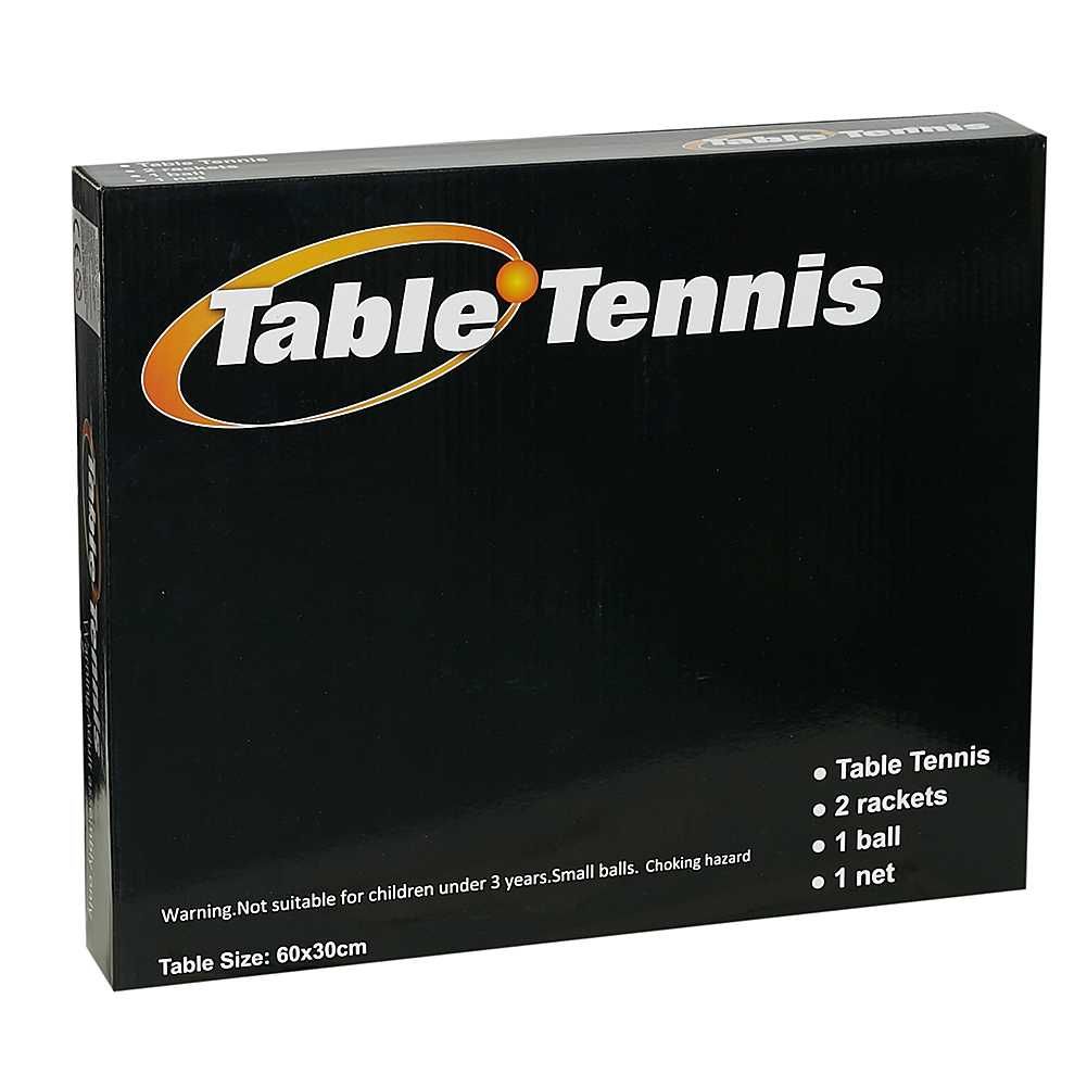 PING PONG Mini stół do tenisa stołowego z rakietkami i siatką 60 x 30