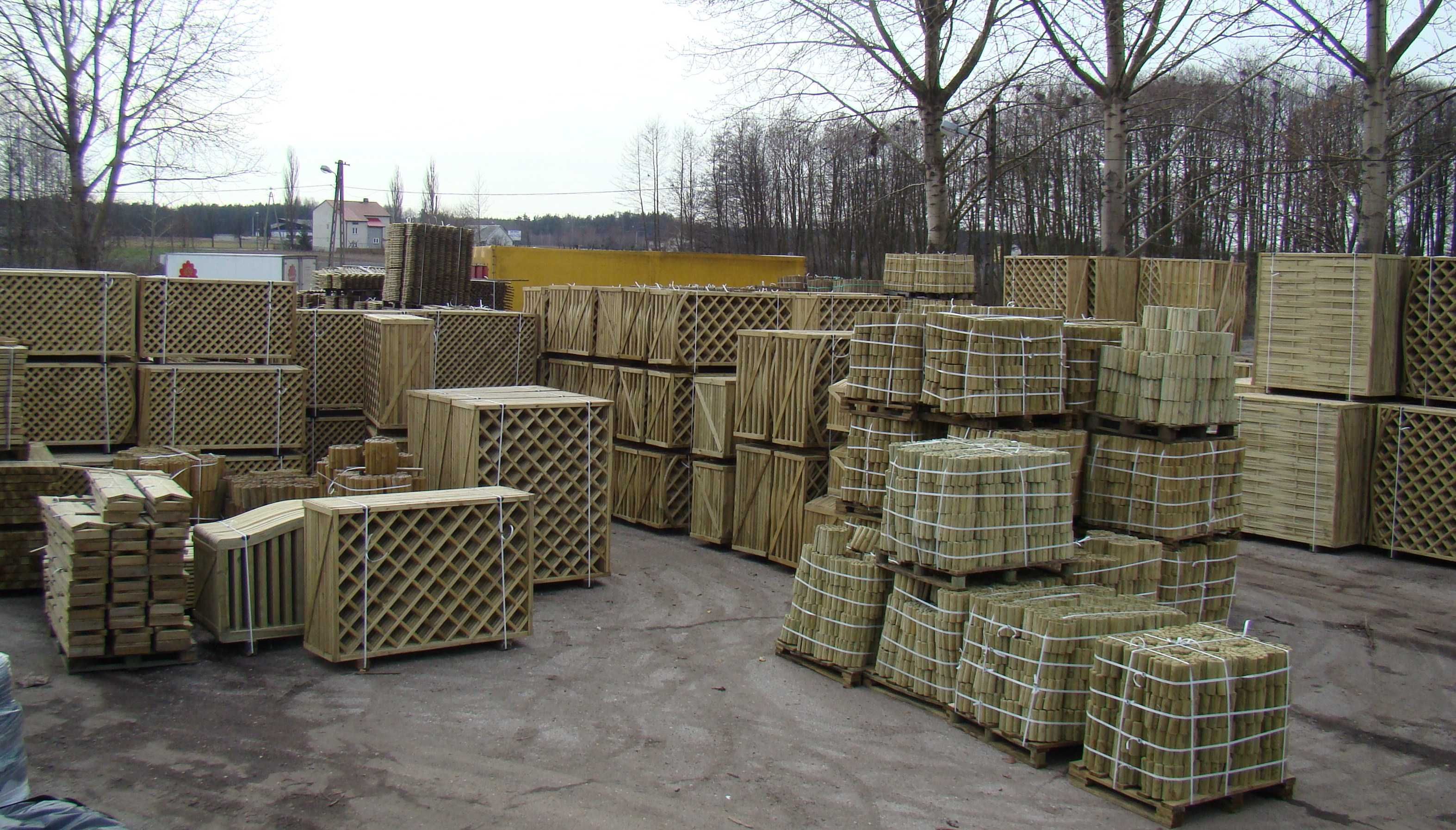 Rollborder obrzeże płotek drewniany 5x20x200cm impregnacja ciśnieniowa