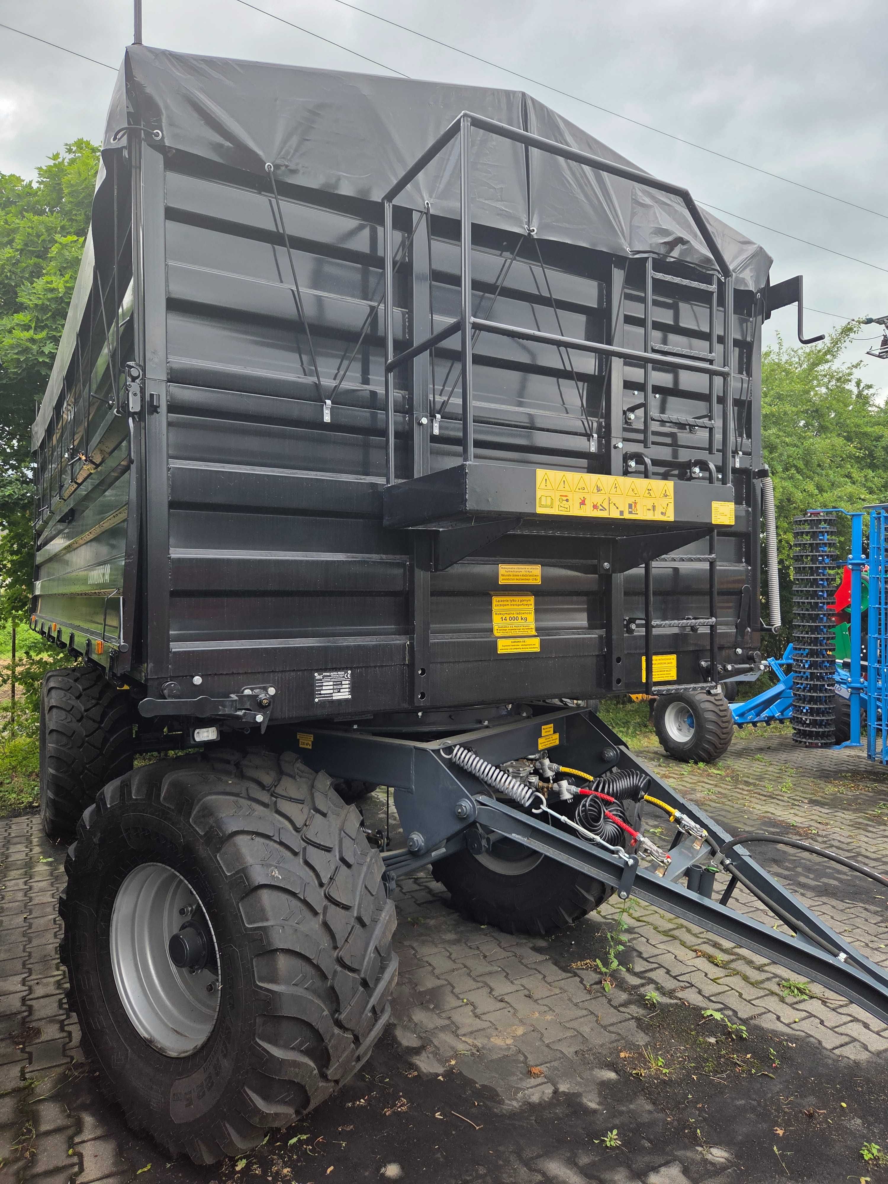 OD RĘKI !!! Przyczepa AUTO-TECH Tandem APTB 14T  PT 14T  Metal-Fach