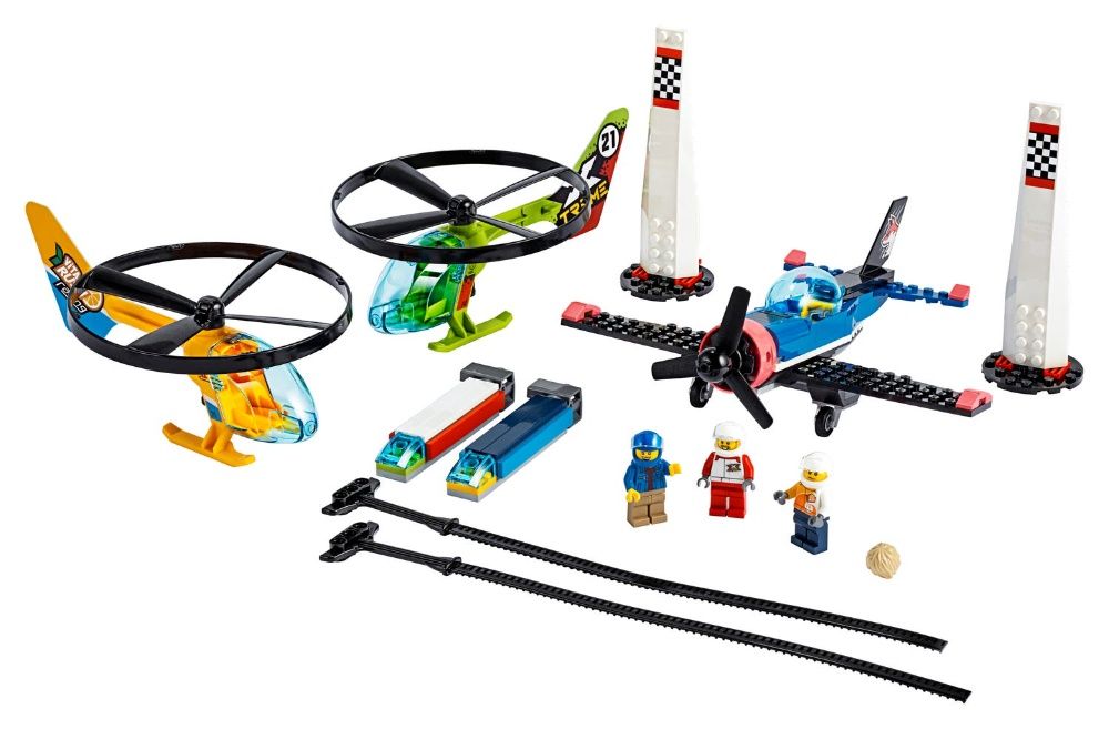 LEGO City 60260 Powietrzny wyścig * NOWY * Latający helikopter RIVERA