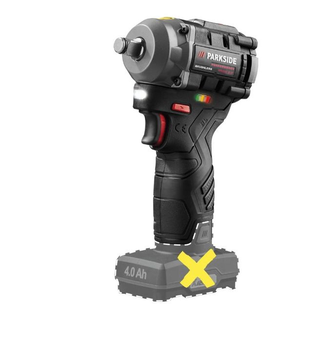 Klucz udarowy akumulatorowy Parkside Performance PPDSSA 12