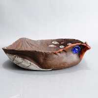 ceramika skandynawska patera gliniana w kształcie ptaka