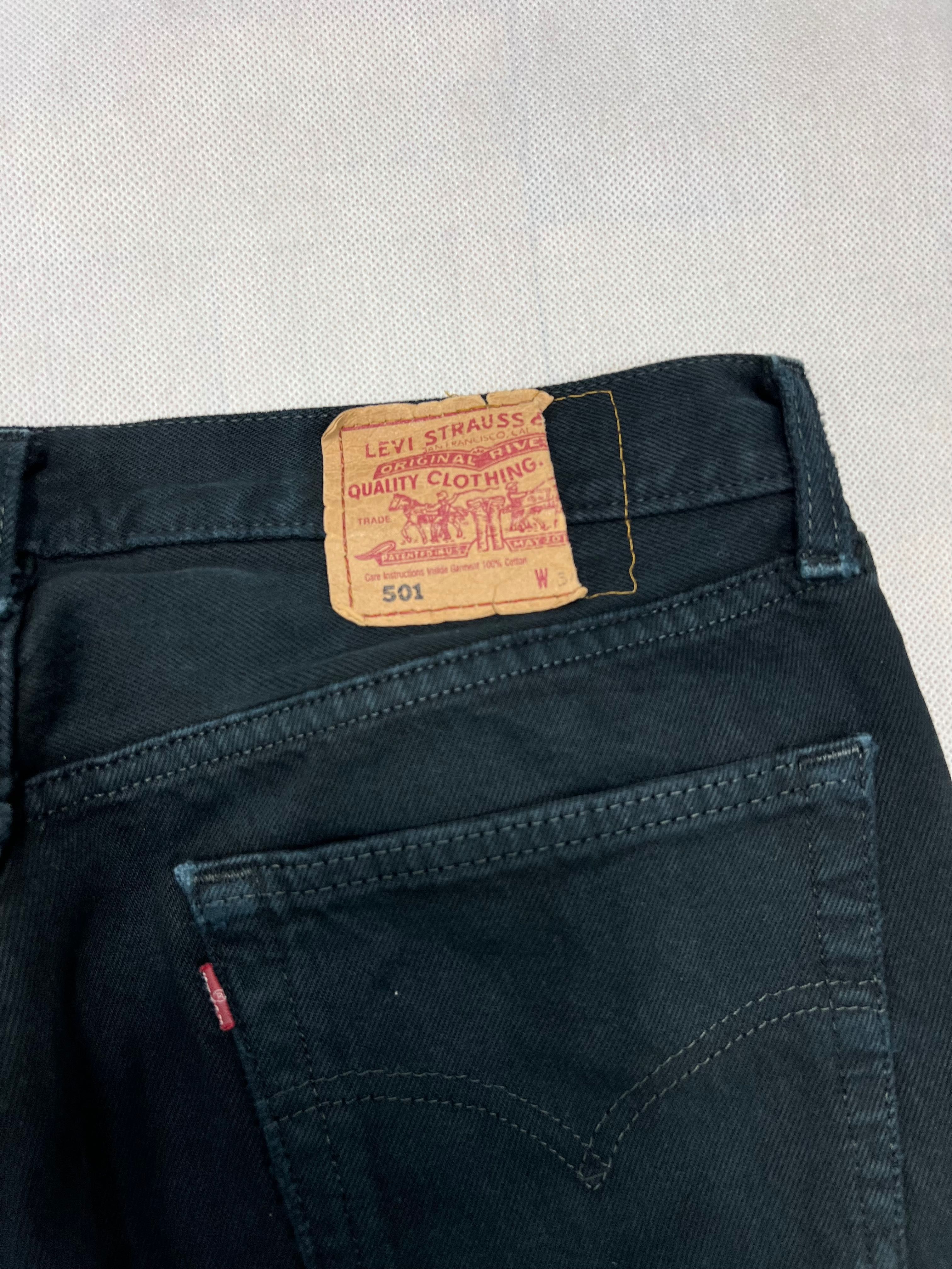 Spodnie Levi’s 501 black vintage 1997 black
