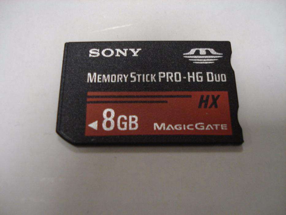 SONY Memory Stick Pro - HG Duo, 8GB HX MagicGate, Cartão Memória, Foto