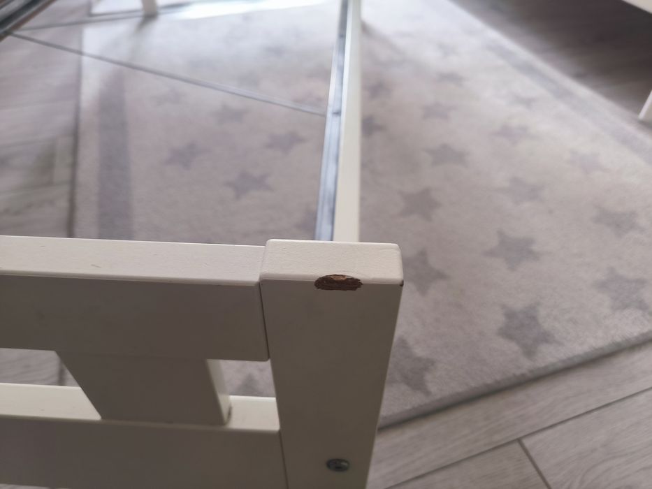 Cama IKEA KRITTER branco 70x160 cm