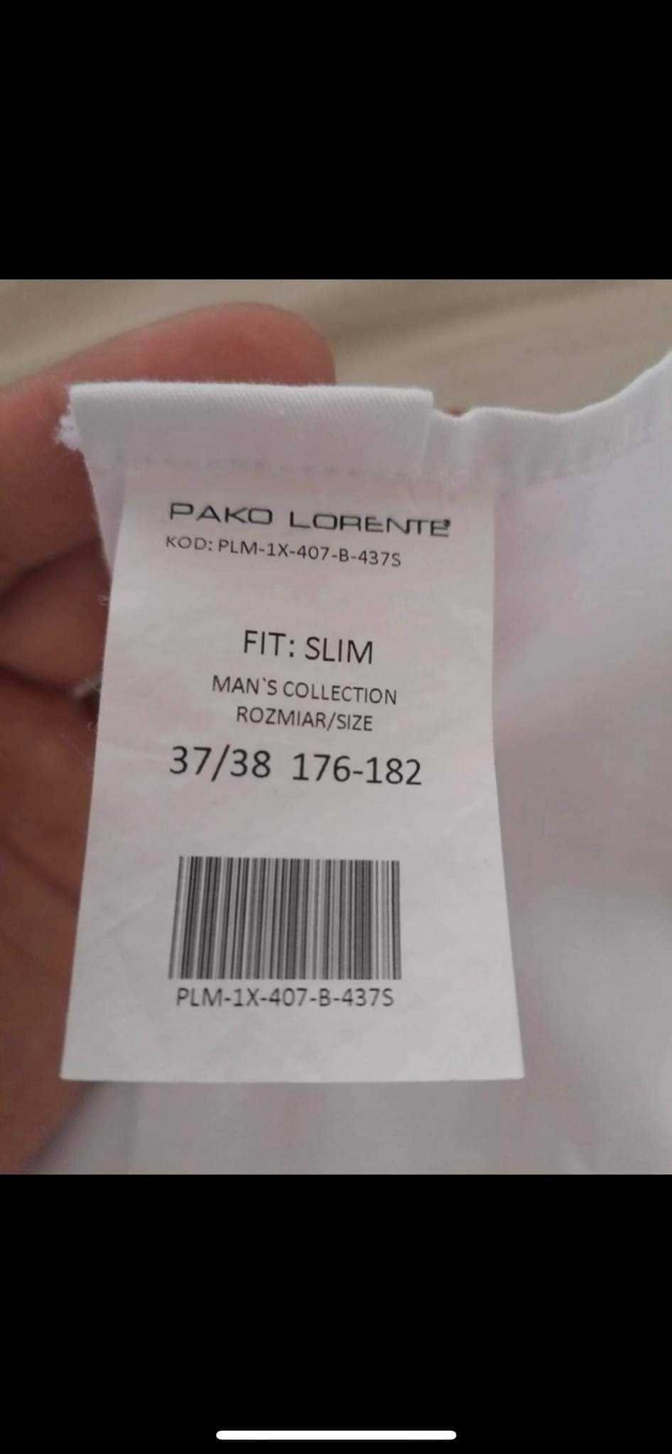 Koszula biała. Do garnituru. Taniec towarzyski. Standard. Na spinki.