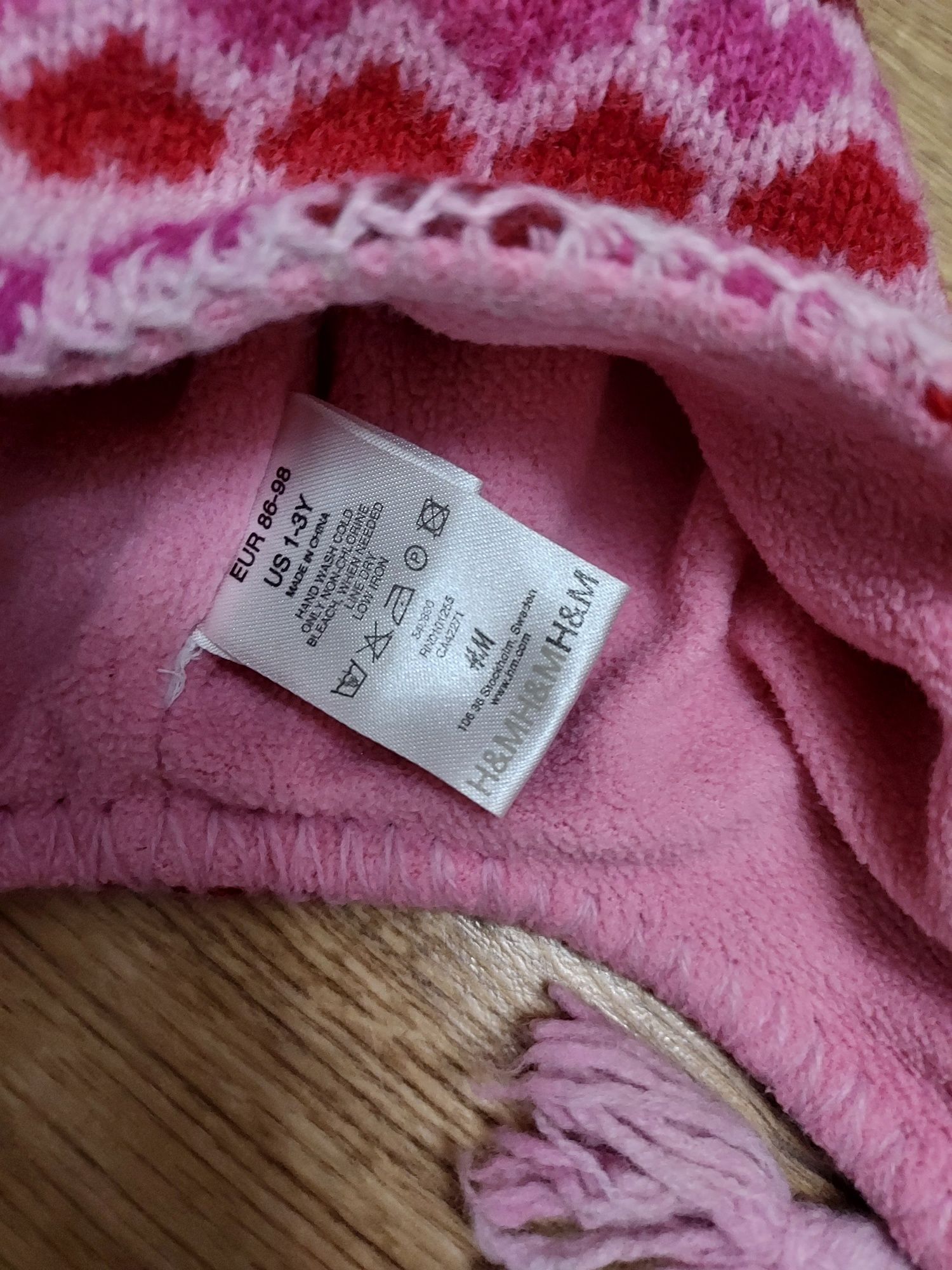 Zestaw czapka na zimę i komin h&m