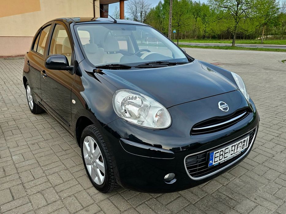 Nissan Micra 1.2 Benz 80KM 2012r. Climatronic Navi Podgrzewane fotele Z Niemiec