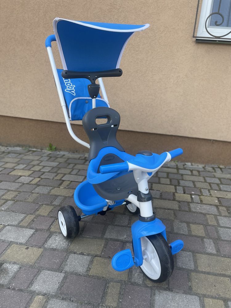 Дитячий металевий велосипед Smoby  3в1