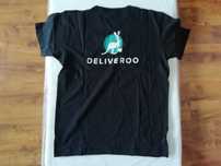 Koszulka męska t-shirt deliveroo rozmiar L czarna