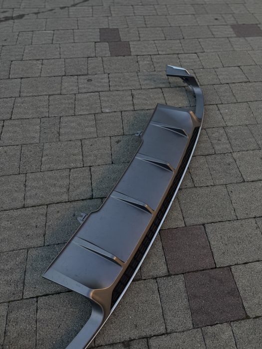 Задній дифузор на Audi a4 b9 2018 під 4 труби