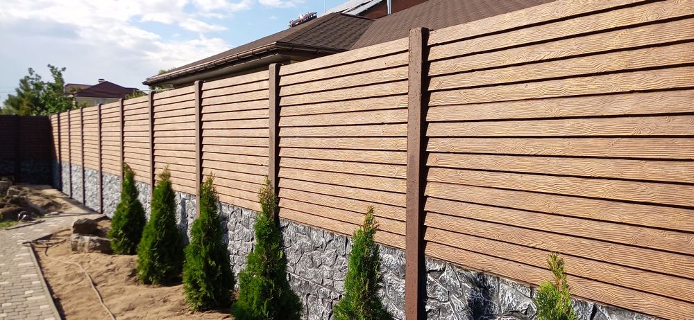 3 D сетка.Заборы из профнастила и бетонные заборы.Ворота и Калитки.