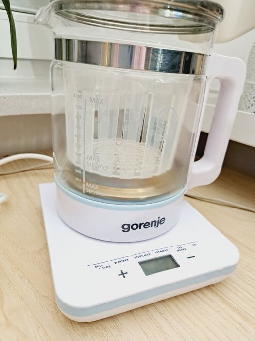 Cyfrowa stacja wody Gorenje dla dziecka ekspres do mleka parowar BLW