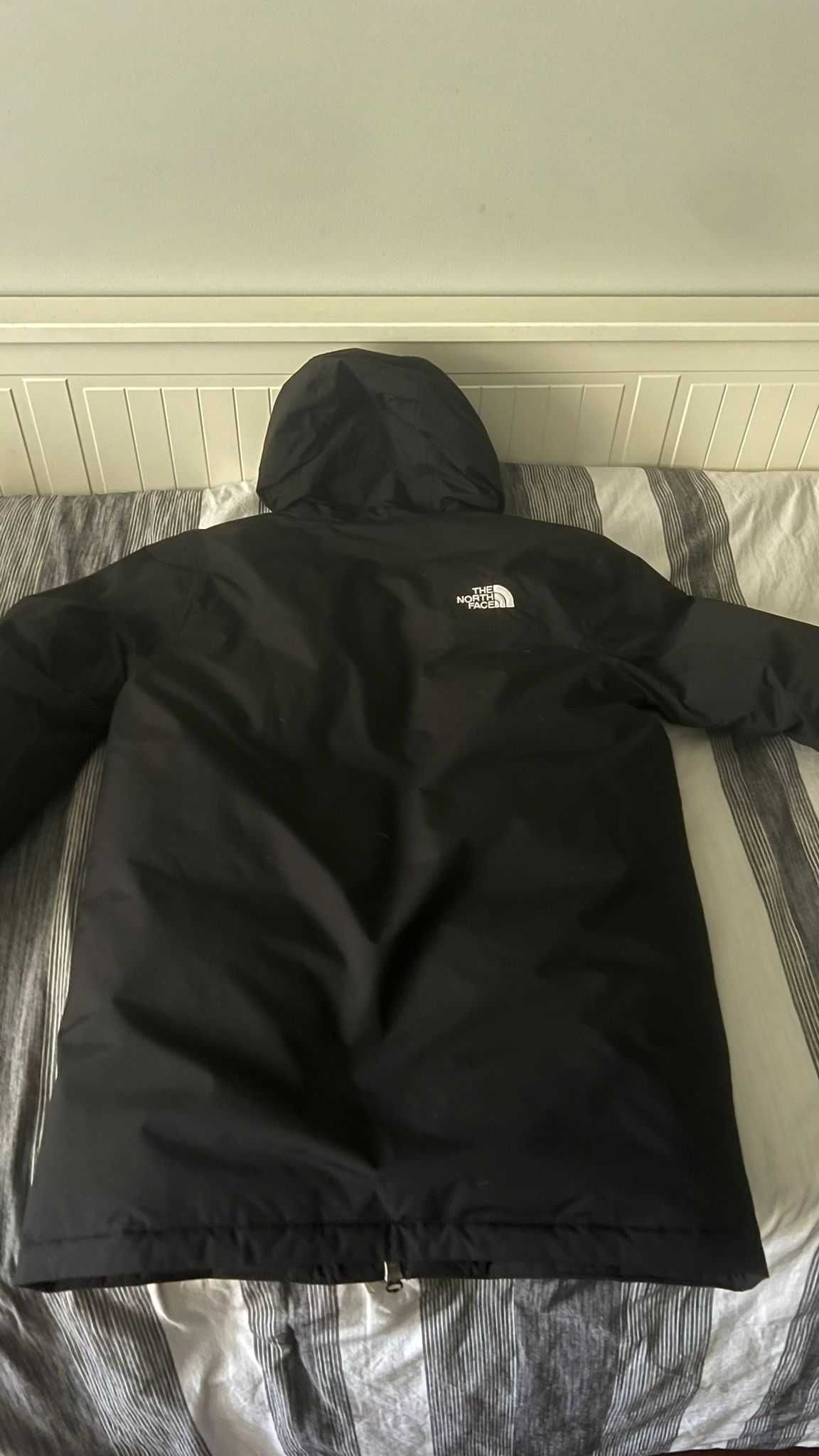 Casaco Parka North Face Preto tamanho jovem +/- 12 anos