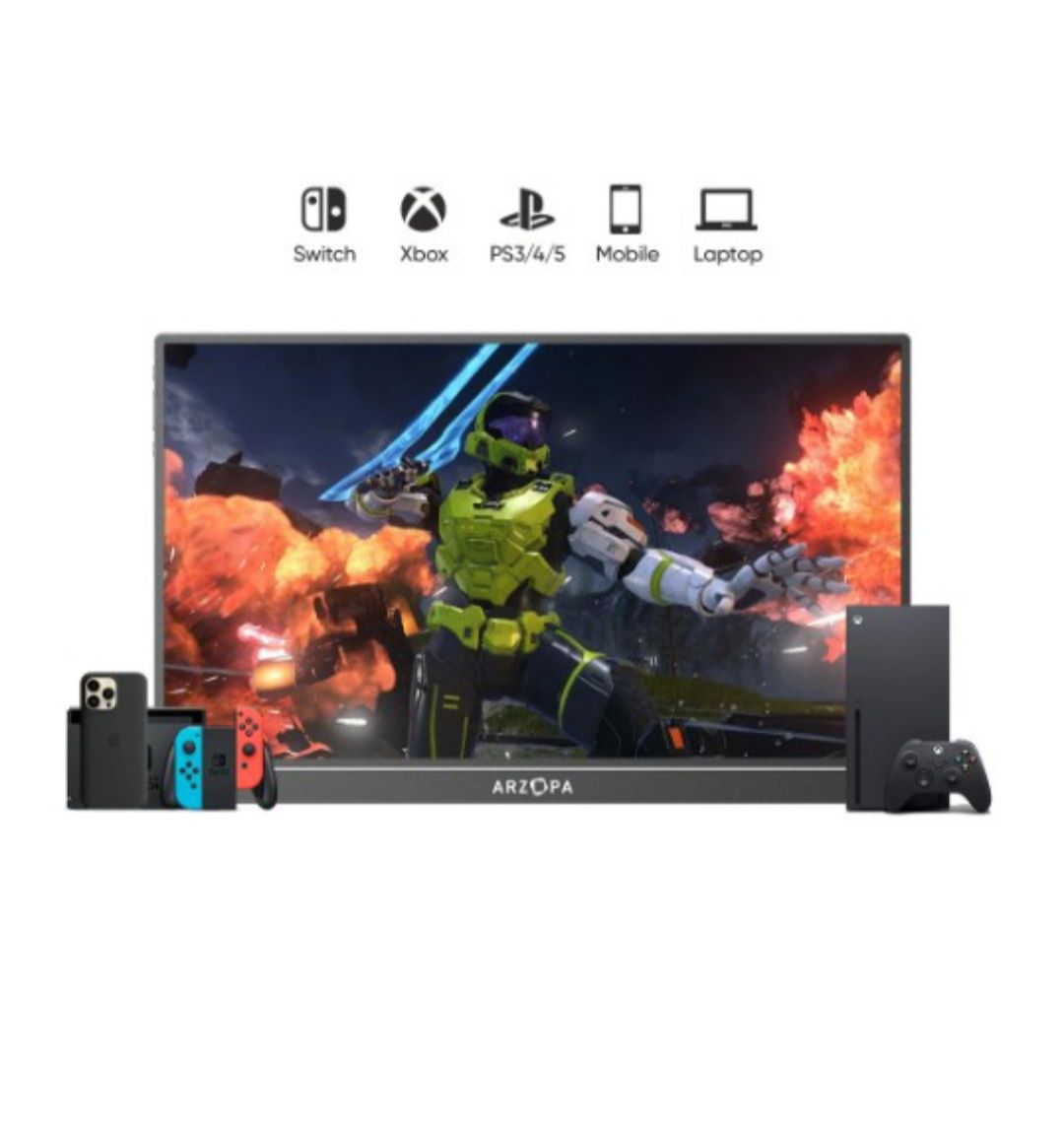 Портативний монітор Arzopa G1  Gaming Z1FC  144 HZ новий 1080р