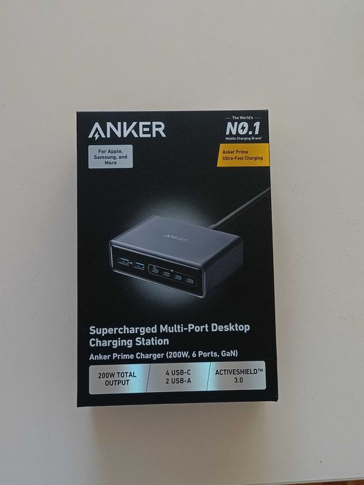Anker 200W  зарядний пристрій телефон павербанк зарядка анкер зарядне