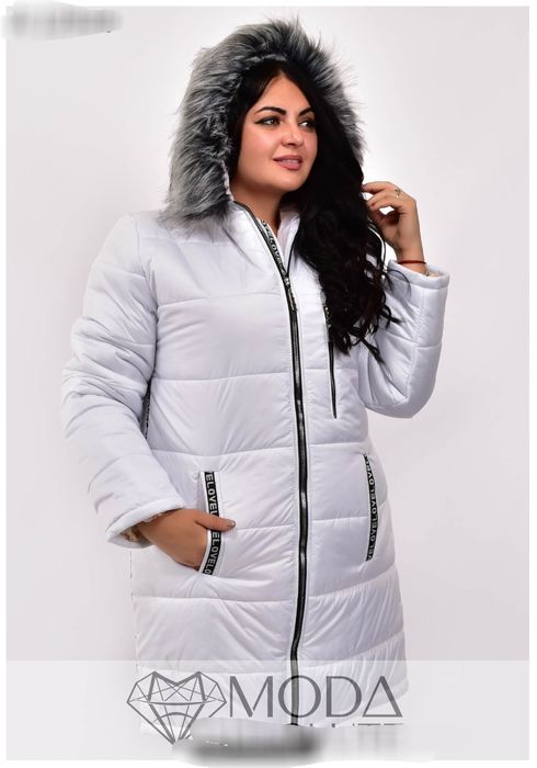 Женская яркая зимняя куртка пуховик . 42-72р