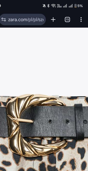 Szeroki czarny pasek