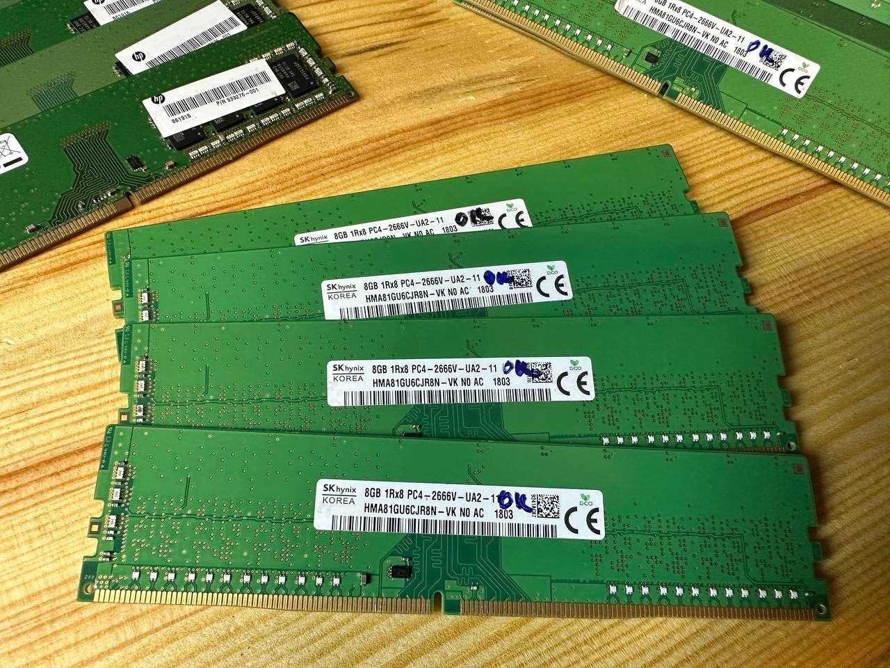 Оперативна пам'ять, ОЗУ ddr4 для ПК 8gb 2400 2666 Hynix Samsung  _Ev/K
