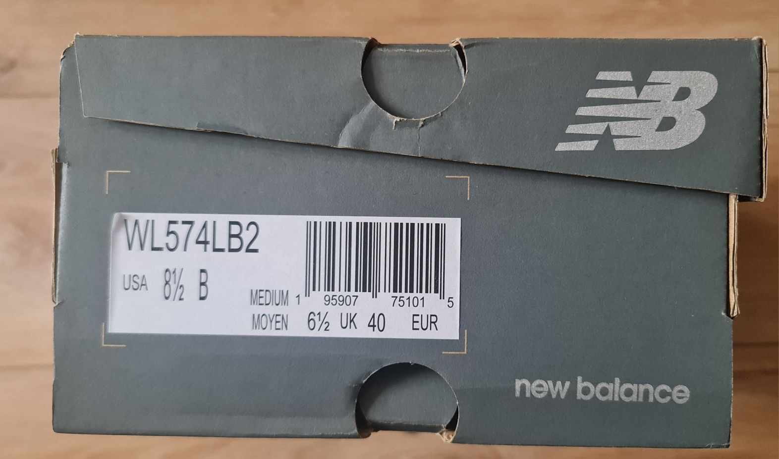 New balance 574. Model WL574LB2. Skóra. Nowe