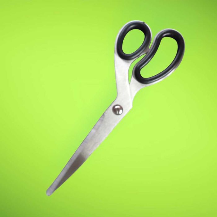 Ножиці для кравця метал+пластик чорносірі 26 см