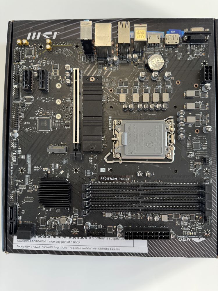 Płyta główna Micro ATX MSI PRO B760M-P DDR4