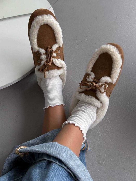 Лофери Miu Miu Loafers Winter Chestnut premium