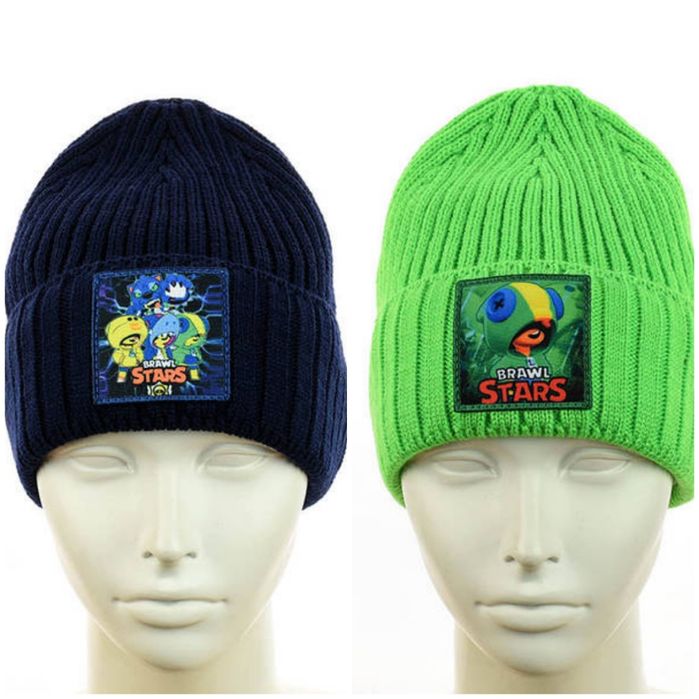 Зимова шапка майнкрафт роблокс на флісі для хлопчика