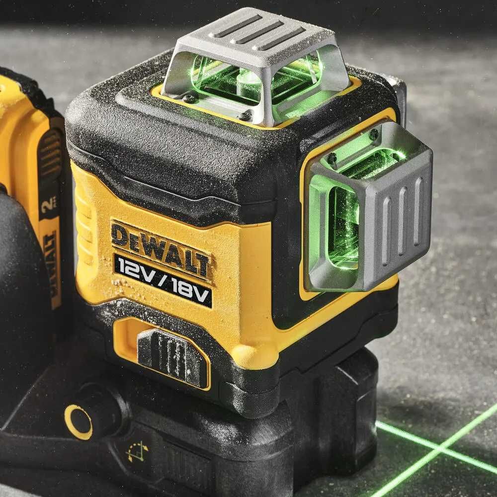 DeWALT DCE089NG18 Уровень лазерный линейный\3D-уровень\Зелёный луч\18V