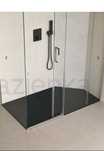 Brodzik kompozytowy Lavano slim 140x80 czarny excellent