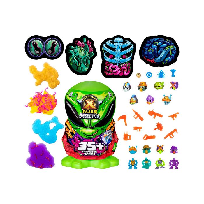 Treasure X Mega Alien Dissection набір сюрприз Прибулець розкопки