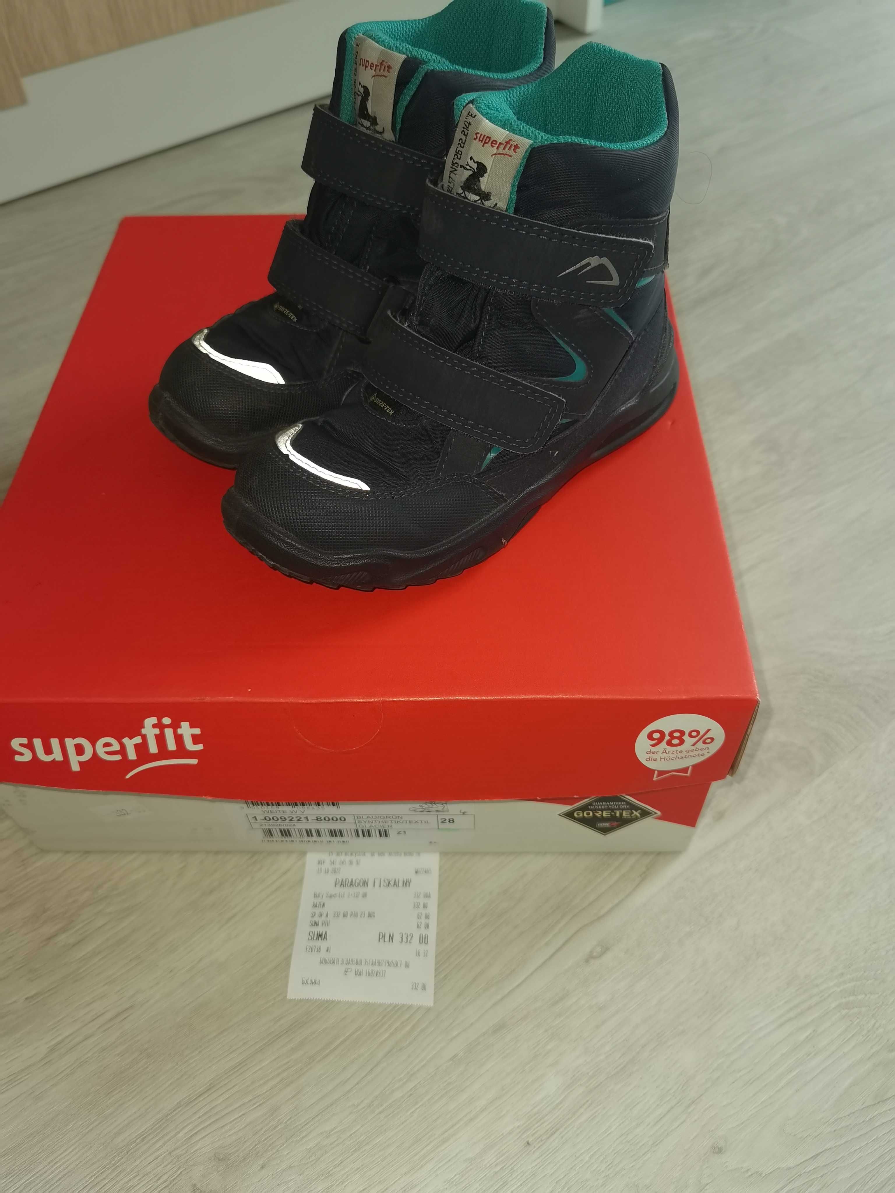 Buty zimowe śniegowce Superfit Gore-Tex