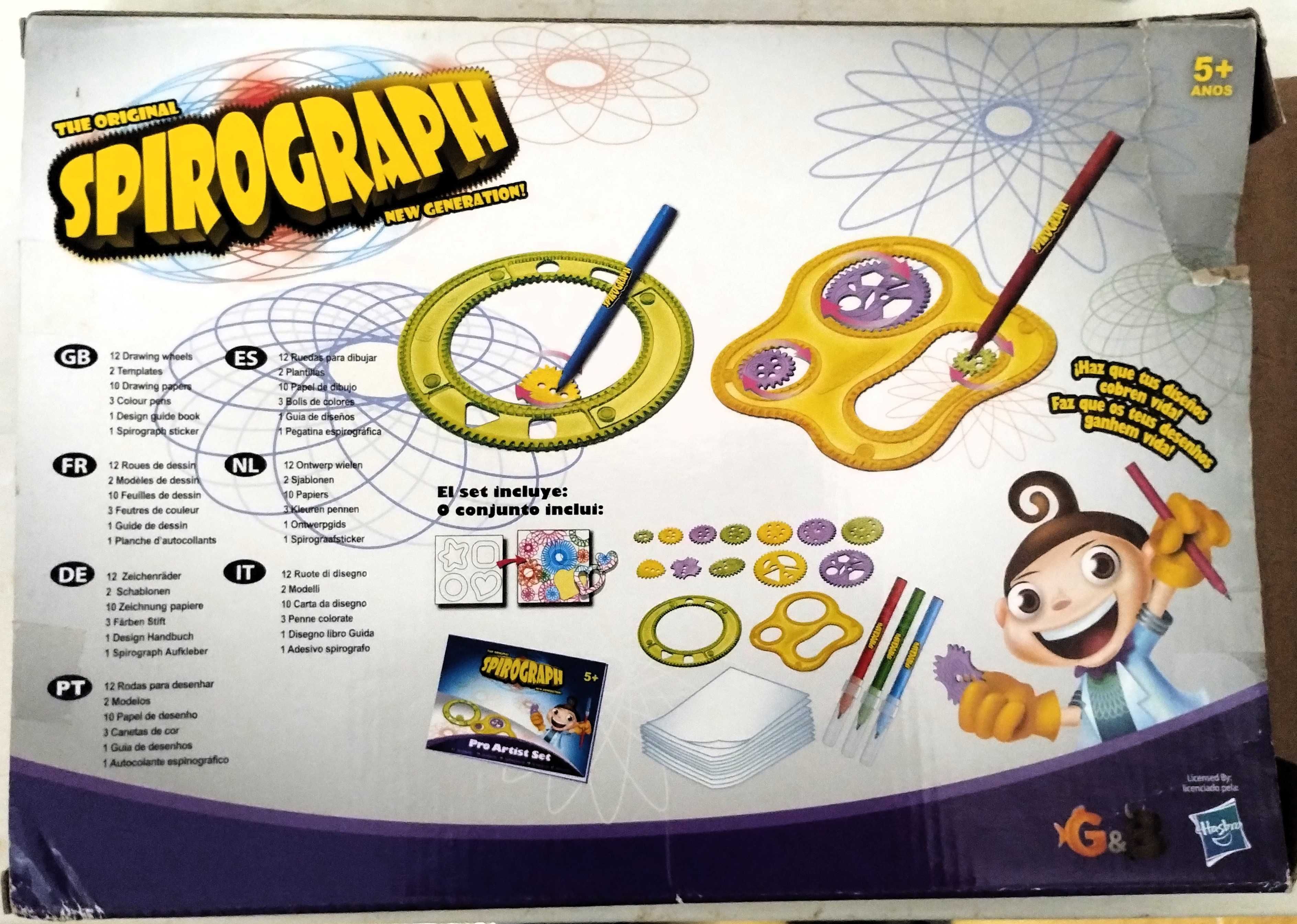 Spirograph Brinquedo Desenho Criança 5 Anos