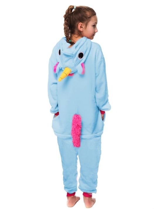 Strój karnawałowy jednorożec rozm. 140 / kigurumi jednorożec