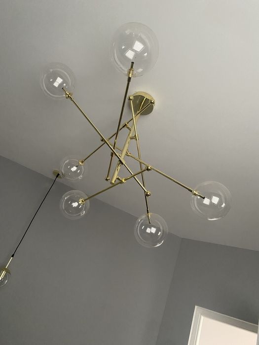 Lampa do salonu sypialni żyrandol kinkiety lampa wisząca zestaw