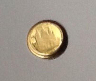 Moeda de ouro mais pequena do mundo €5