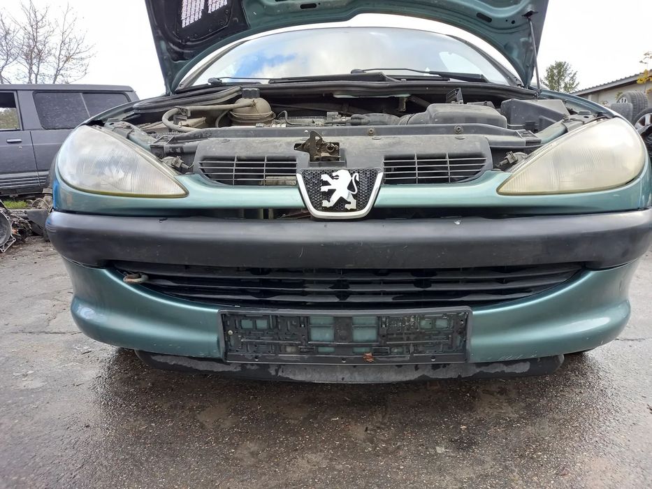 PEUGEOT 206 ZDERZAK PRZÓD PRZEDNI KRV