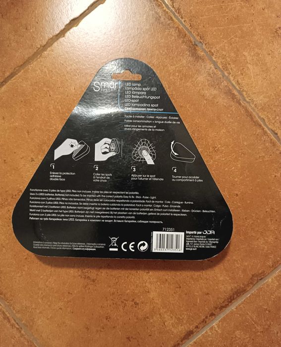 Pack de 3 lâmpadas pretas