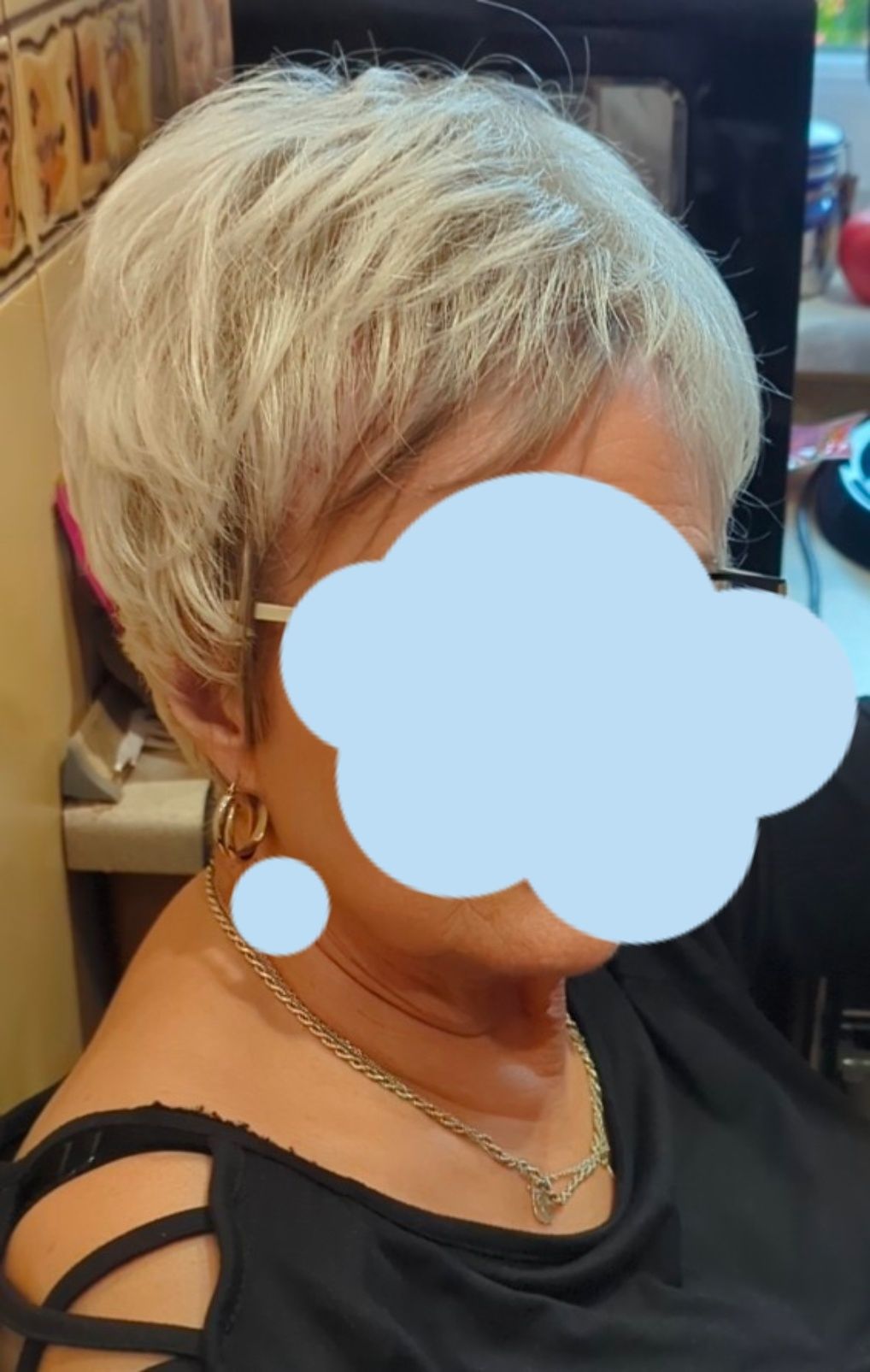 Peruka Gisela Meyer platynowy blond