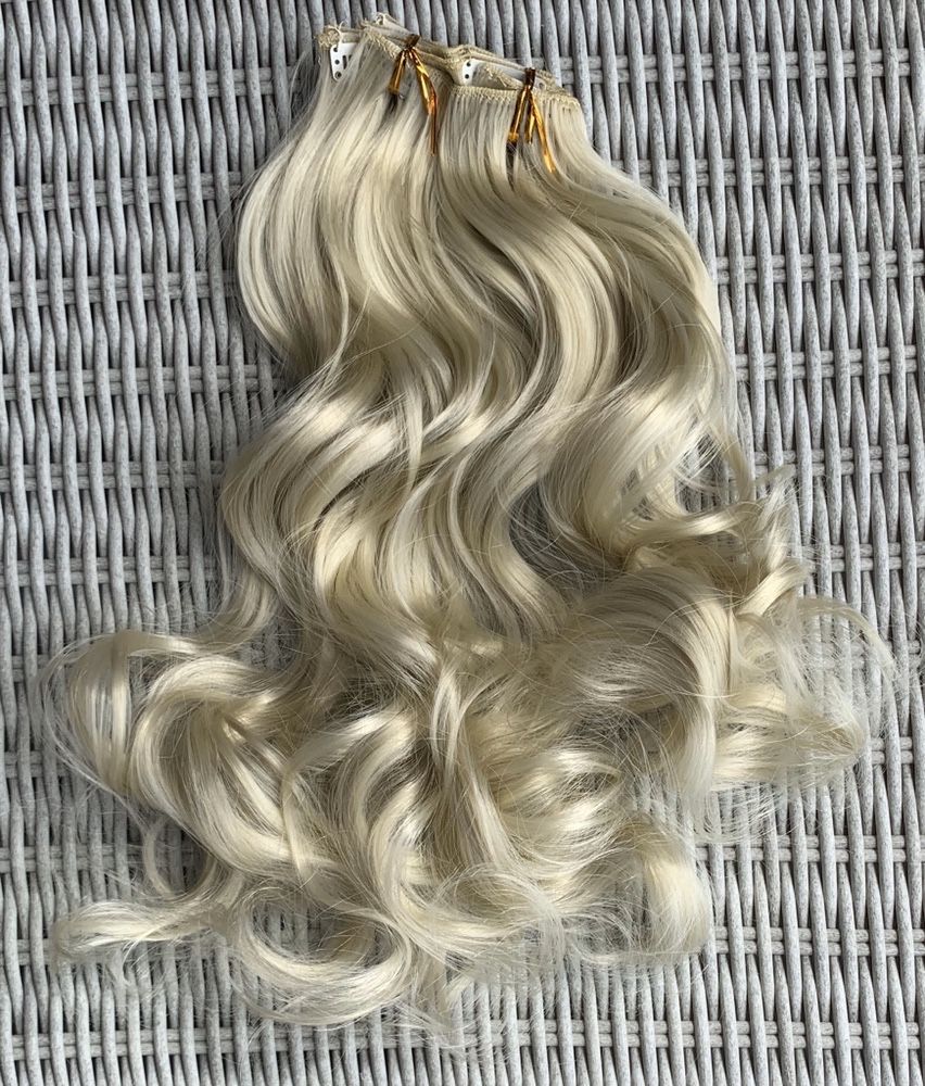 Premium Ultra włosy doczepiane, bardzo jasny blond,  ( 186 )