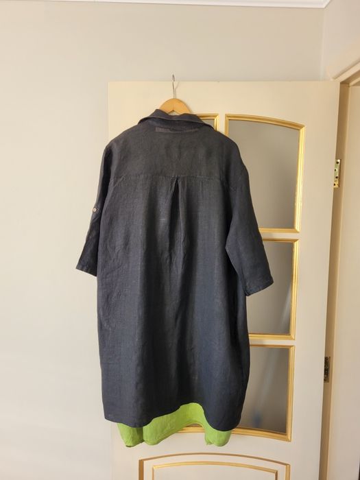 Костюм,сарафан льон.