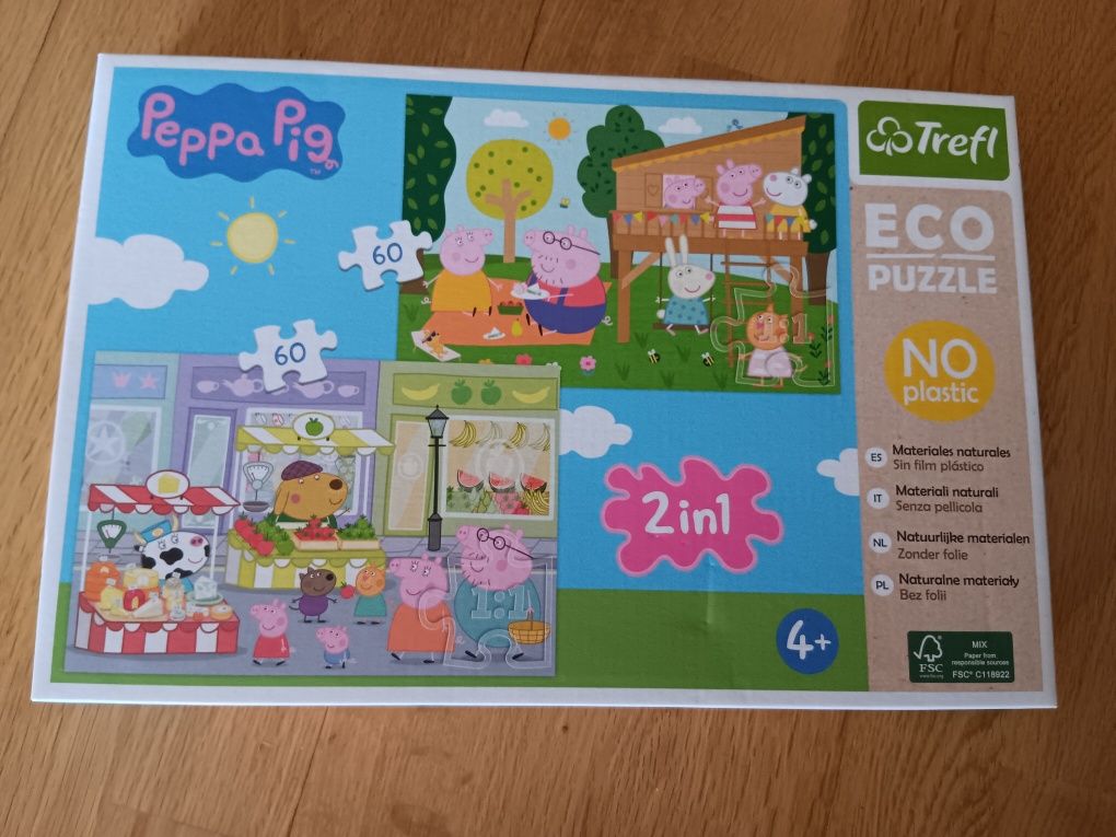 Conjunto 2 Puzzles Peppa Pig